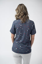 Load image into Gallery viewer, Sophie Top - Blue Liberty Stars