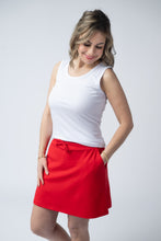 Load image into Gallery viewer, Serena Luxe Skort - Red