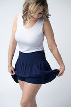 Load image into Gallery viewer, Roxie Ruffle Skort - Navy