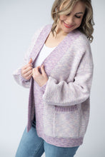 Load image into Gallery viewer, Kinsley Cardigan - Purple Mix