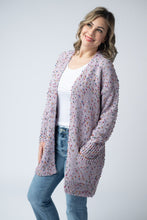 Load image into Gallery viewer, Carly Confetti Dot Cardigan - Lavender