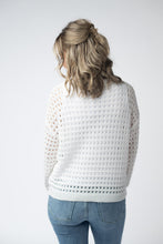 Load image into Gallery viewer, USA Sequin Flag Open Knit Pullover
