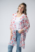 Load image into Gallery viewer, Patriotic Cherries Kimono