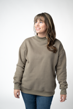 Load image into Gallery viewer, Marley Mock Neck Sweatshirt - Taupe