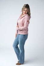Load image into Gallery viewer, Fullzip Hoodie - Dusty Pink