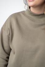 Load image into Gallery viewer, Marley Mock Neck Sweatshirt - Taupe