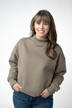 Load image into Gallery viewer, Marley Mock Neck Sweatshirt - Taupe