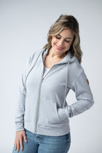 Load image into Gallery viewer, Fullzip Hoodie - Light Grey