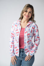 Load image into Gallery viewer, Fullzip Hoodie - Patriotic Cherries