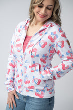 Load image into Gallery viewer, Fullzip Hoodie - Patriotic Cherries
