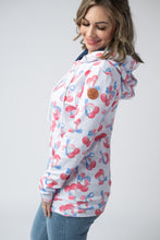 Load image into Gallery viewer, Hailey Pullover Hoodie - Patriotic Cherries