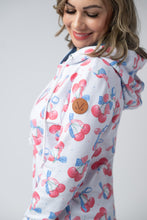 Load image into Gallery viewer, Hailey Pullover Hoodie - Patriotic Cherries