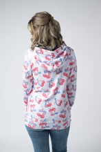 Load image into Gallery viewer, Hailey Pullover Hoodie - Patriotic Cherries