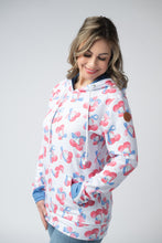 Load image into Gallery viewer, Hailey Pullover Hoodie - Patriotic Cherries