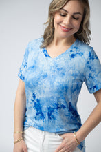 Load image into Gallery viewer, Sophie Top - Blue Tie Dye
