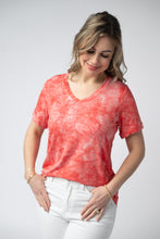 Load image into Gallery viewer, Sophie Top - Red Tie Dye