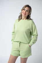 Load image into Gallery viewer, French Terry Stevie Shorts - Spring Leaf