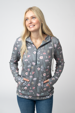 Load image into Gallery viewer, HalfZip Hoodie - Wildflower Meadow