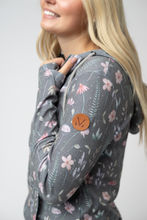 Load image into Gallery viewer, HalfZip Hoodie - Wildflower Meadow