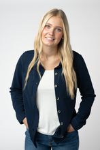 Load image into Gallery viewer, Ryleigh Ribbed Button Down - Navy