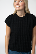 Load image into Gallery viewer, Kelly Knitted Top - Black