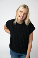 Load image into Gallery viewer, Kelly Knitted Top - Black