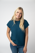 Load image into Gallery viewer, Kelly Knitted Top - Teal