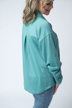 Load image into Gallery viewer, Brenna Button Down Top - Teal