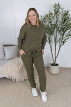 Load image into Gallery viewer, Corrine Ribbed Pullover Top - Olive