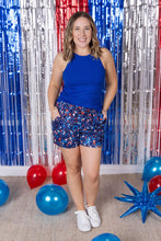 Load image into Gallery viewer, Jamie Shorts - Navy Star Mix