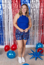 Load image into Gallery viewer, Jamie Shorts - Navy Star Mix