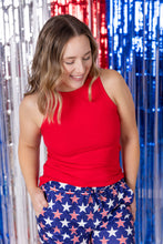 Load image into Gallery viewer, Jamie Shorts - Navy Stars and Stripes