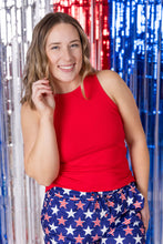 Load image into Gallery viewer, Jamie Shorts - Navy Stars and Stripes