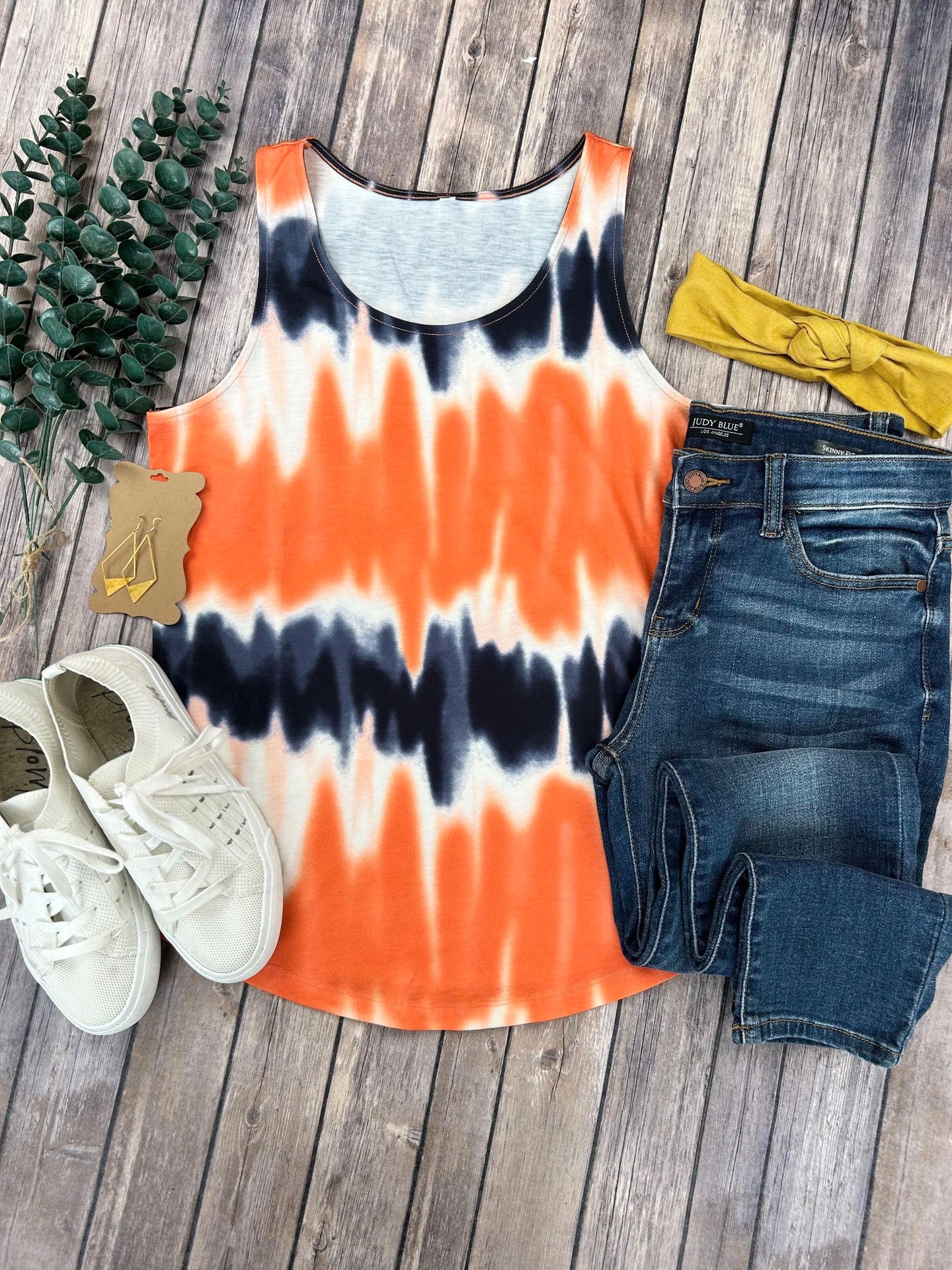 Tiffany Tank - Spooky Tie Dye