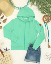 Load image into Gallery viewer, Fullzip Hoodie - Aquamarine