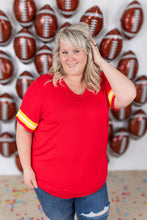 Load image into Gallery viewer, GameDay Tessa Short Sleeve Top - Kansas City