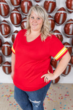 Load image into Gallery viewer, GameDay Tessa Short Sleeve Top - Kansas City