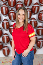 Load image into Gallery viewer, GameDay Tessa Short Sleeve Top - Kansas City