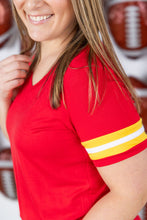 Load image into Gallery viewer, GameDay Tessa Short Sleeve Top - Kansas City