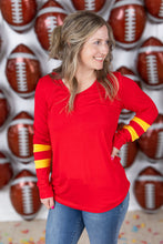 Load image into Gallery viewer, GameDay Larissa Long Sleeve Top - Kansas City