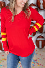Load image into Gallery viewer, GameDay Larissa Long Sleeve Top - Kansas City