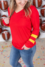 Load image into Gallery viewer, GameDay Larissa Long Sleeve Top - Kansas City