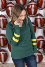 Load image into Gallery viewer, GameDay Larissa Long Sleeve Top - Green Bay