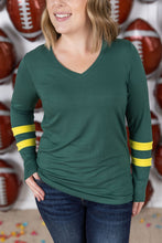 Load image into Gallery viewer, GameDay Larissa Long Sleeve Top - Green Bay