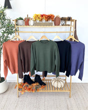 Load image into Gallery viewer, Gianna Pullover Sweater - Black