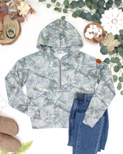 Load image into Gallery viewer, Shorter Halfzip Hoodie - Camo