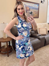 Load image into Gallery viewer, Mariah Ribbed Dress - Daisy Blues