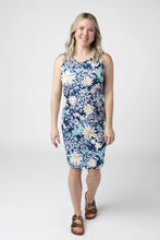 Load image into Gallery viewer, Mariah Ribbed Dress - Daisy Blues
