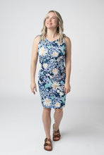 Load image into Gallery viewer, Mariah Ribbed Dress - Daisy Blues
