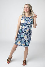 Load image into Gallery viewer, Mariah Ribbed Dress - Daisy Blues